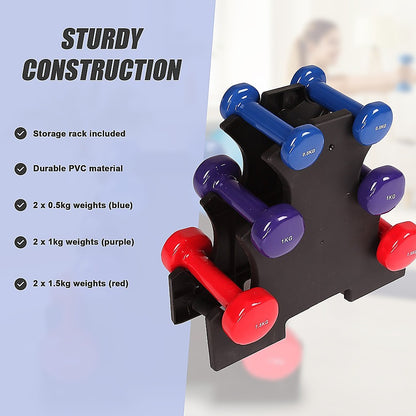 Dumbbell Set 6 Piece 