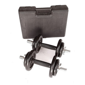 Dumbbell Set with Carrying Case-20kg