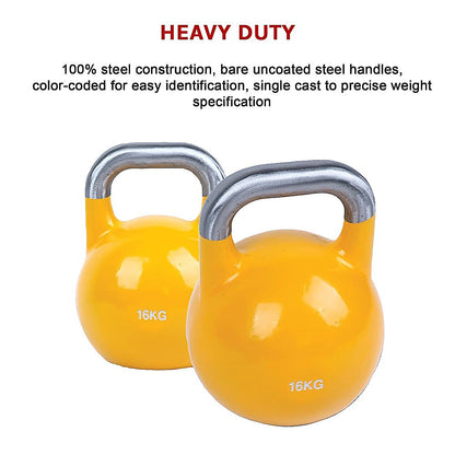 Kettlebell Pro-Grade Steel-16kg