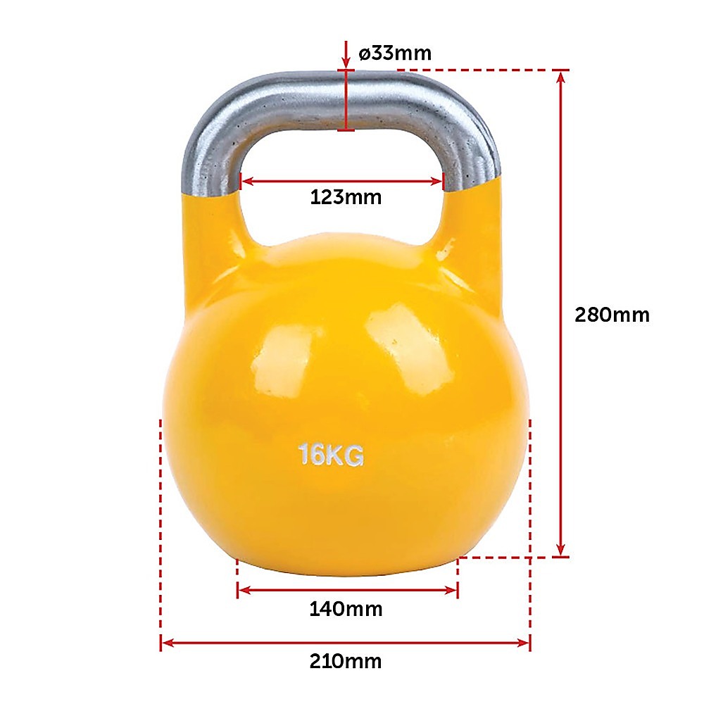 Kettlebell Pro-Grade Steel-16kg