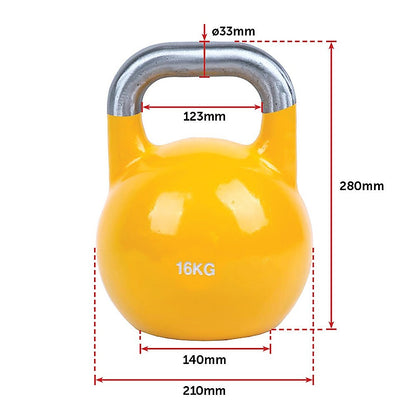 Kettlebell Pro-Grade Steel-16kg