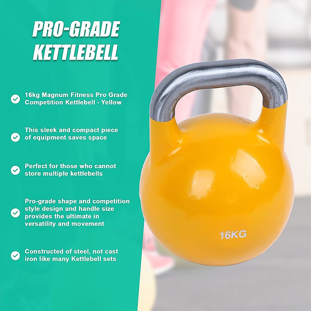 Kettlebell Pro-Grade Steel-16kg