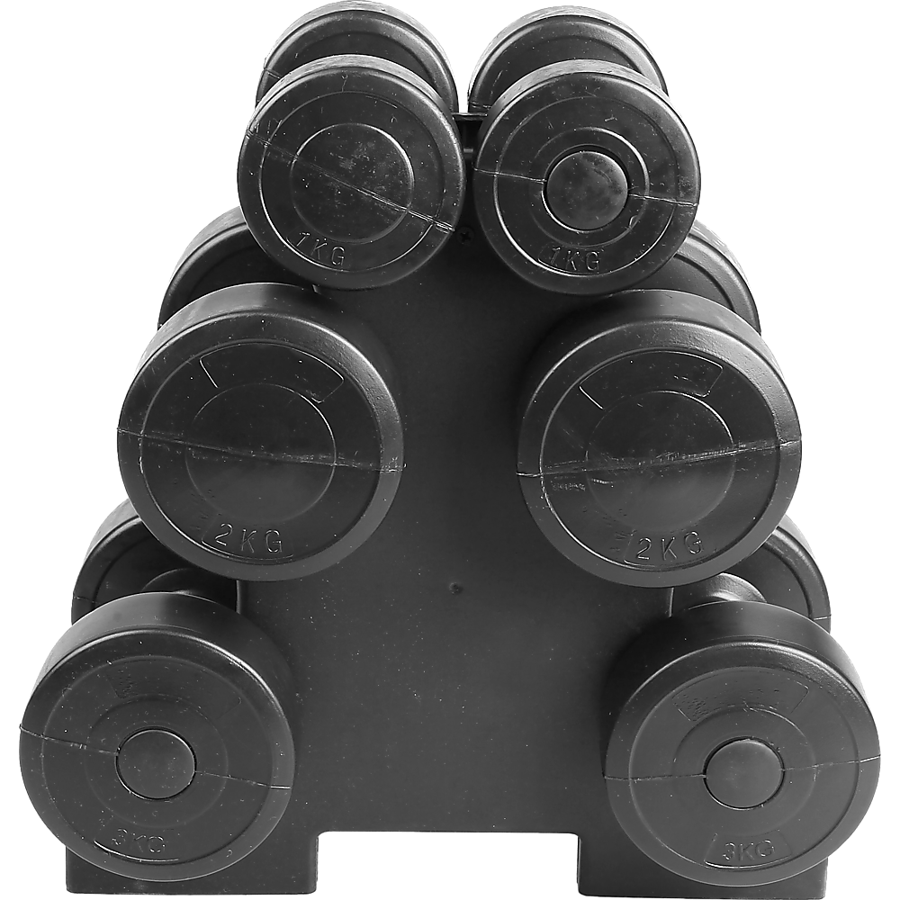 Dumbbell Weight Set with Dumbbell Rack