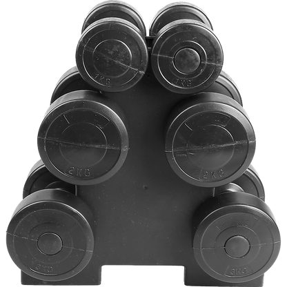 Dumbbell Weight Set with Dumbbell Rack