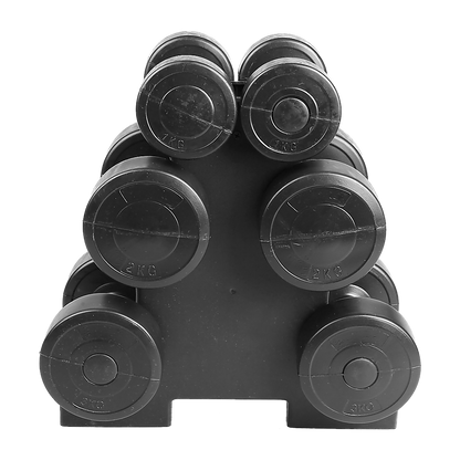 Dumbbell Weight Set with Dumbbell Rack