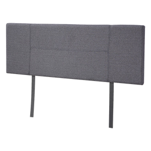 Linen Fabric Queen Bed Headboard Bedhead - Grey