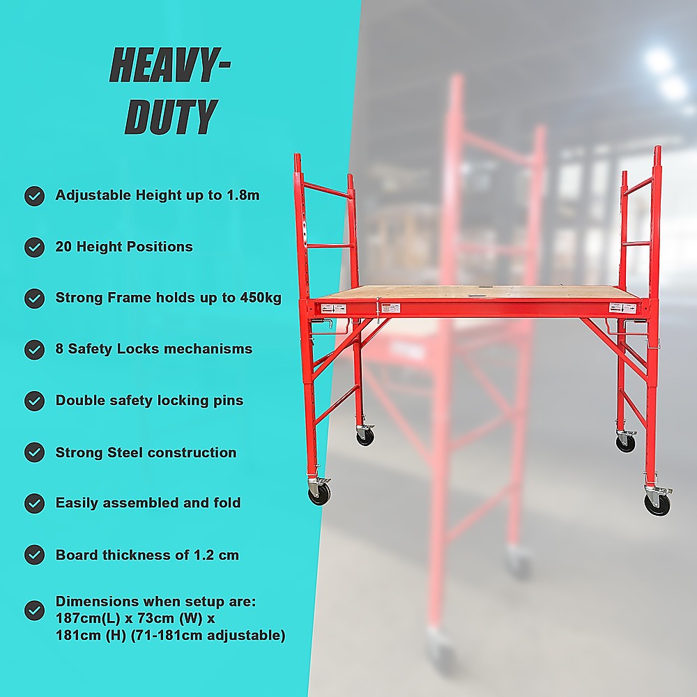 Safety Scaffolding Ladder - 450KG