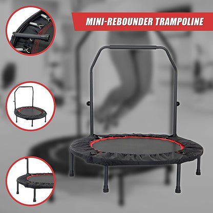 Rebounder Mini Trampoline 40inch-Black Red