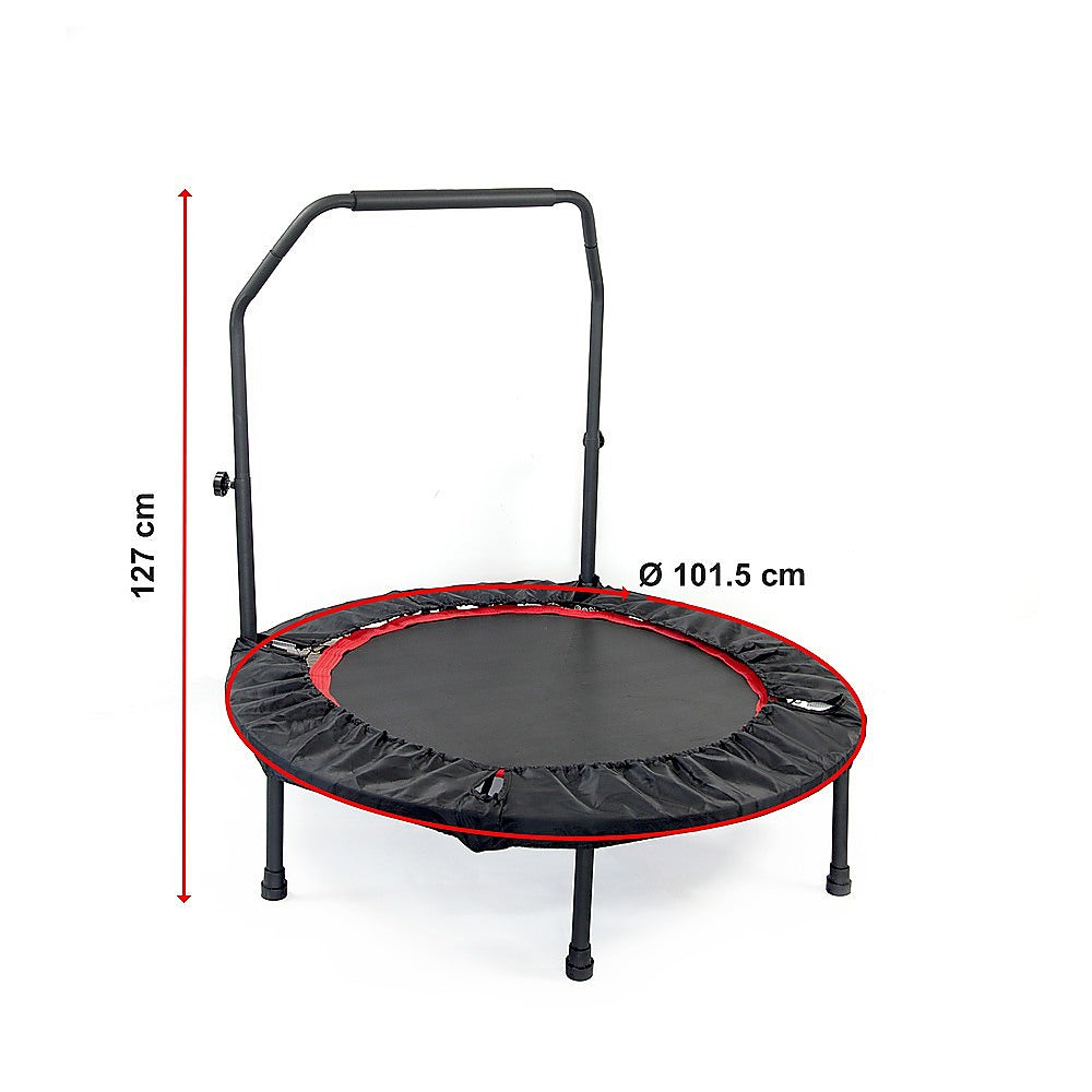 Rebounder Mini Trampoline 40inch-Black Red