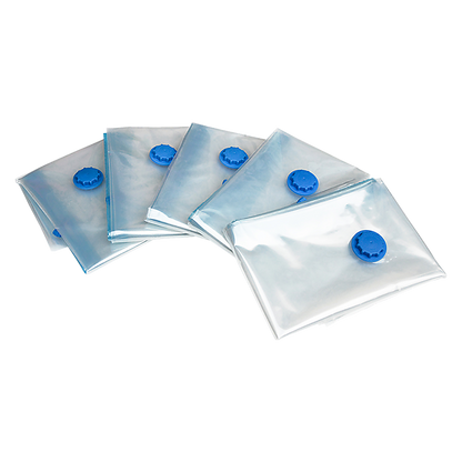 Vacuum Bags Clothes Sealed Clothing Bag Travel Compact Storage Space Saver x 12