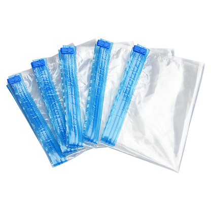 Travel Space Saver Saving Hand Roll Up Roller Seal No Vacuum Storage Bag x 20