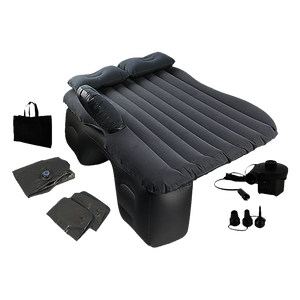 Car Mattress Inflatable 137x88x45cm Car Back Seat Mattress Portable Camping Air Bed Black