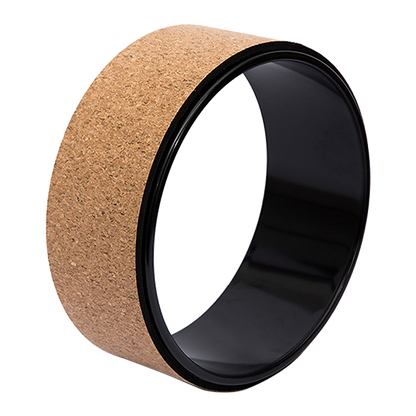 Yoga Pilates Wheel Cork Circle Prop Back Chest Hips Abdomen Stretch Roller