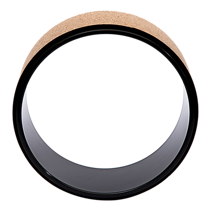 Yoga Pilates Wheel Cork Circle Prop Back Chest Hips Abdomen Stretch Roller