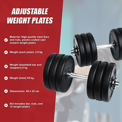 FDS Dumbbell Set Adjustable-35kg