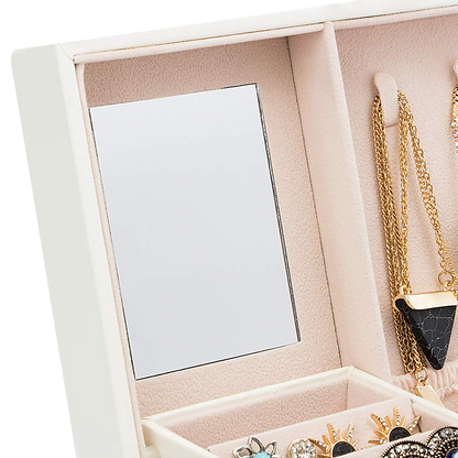 Jewellery Storage Box Girls Rings Necklaces Display Organiser Storage Case