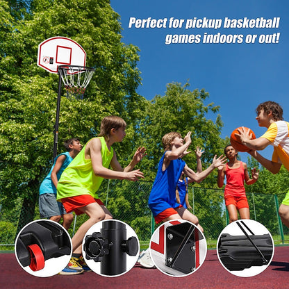 Basketball Ring Hoop Height Adjustable Portable Set