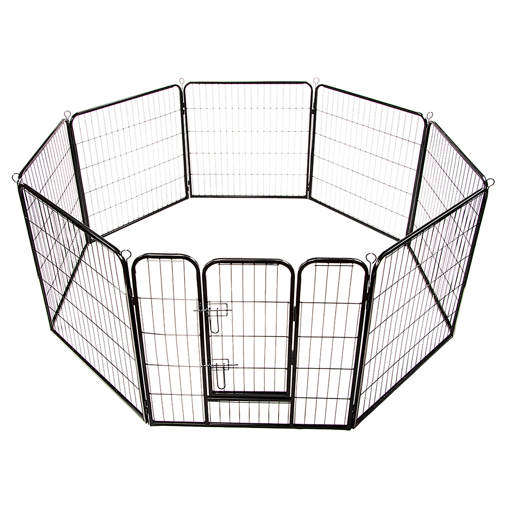 Pet Playpen 8 Panel Heavy Duty Exercise Fence Enclosure Cage