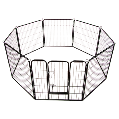 Pet Playpen 8 Panel Heavy Duty Exercise Fence Enclosure Cage