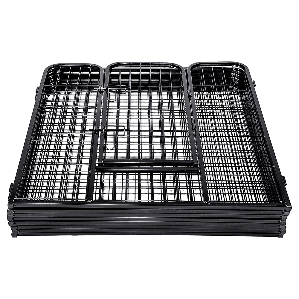 Pet Playpen 8 Panel Heavy Duty Exercise Fence Enclosure Cage