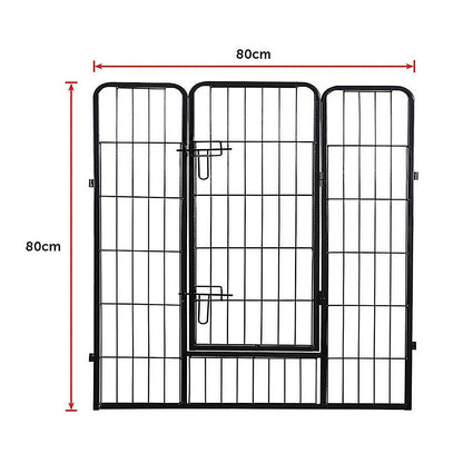 Pet Playpen 8 Panel Heavy Duty Exercise Fence Enclosure Cage