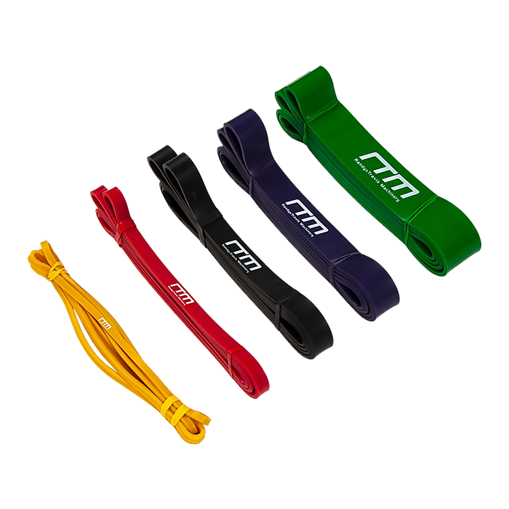 Resistance Band Loop Set of 5 Heavy Duty