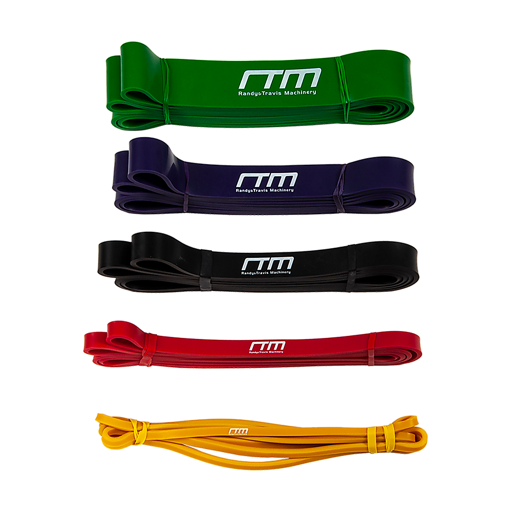 Resistance Band Loop Set of 5 Heavy Duty