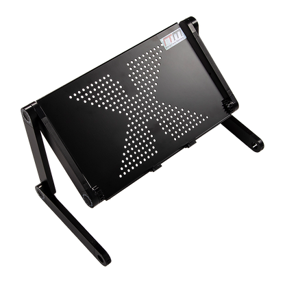 Aluminium Alloy Folding Laptop Stand Desk Table with Mouse Tray