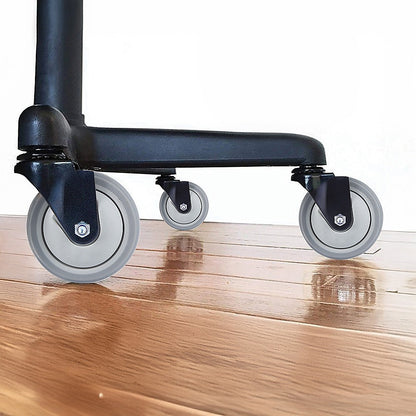 5 x Office Chair Caster Wheels Set Heavy Duty & Safe for All Floors w/Universal Fit