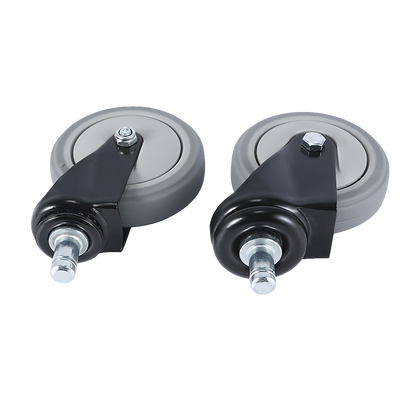 5 x Office Chair Caster Wheels Set Heavy Duty & Safe for All Floors w/Universal Fit