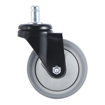 5 x Office Chair Caster Wheels Set Heavy Duty & Safe for All Floors w/Universal Fit