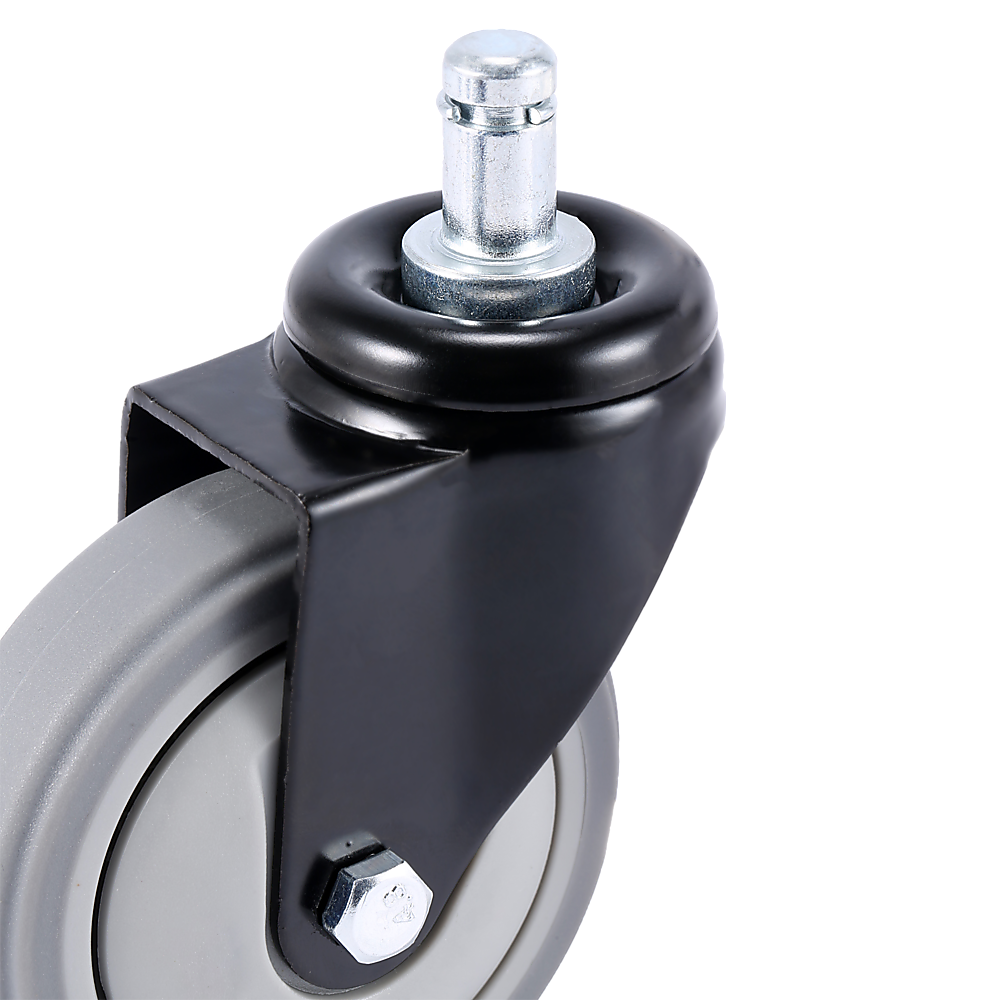 5 x Office Chair Caster Wheels Set Heavy Duty & Safe for All Floors w/Universal Fit