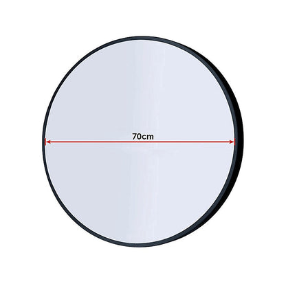 70cm Round Wall Mirror Bathroom Makeup Mirror by Della Francesca