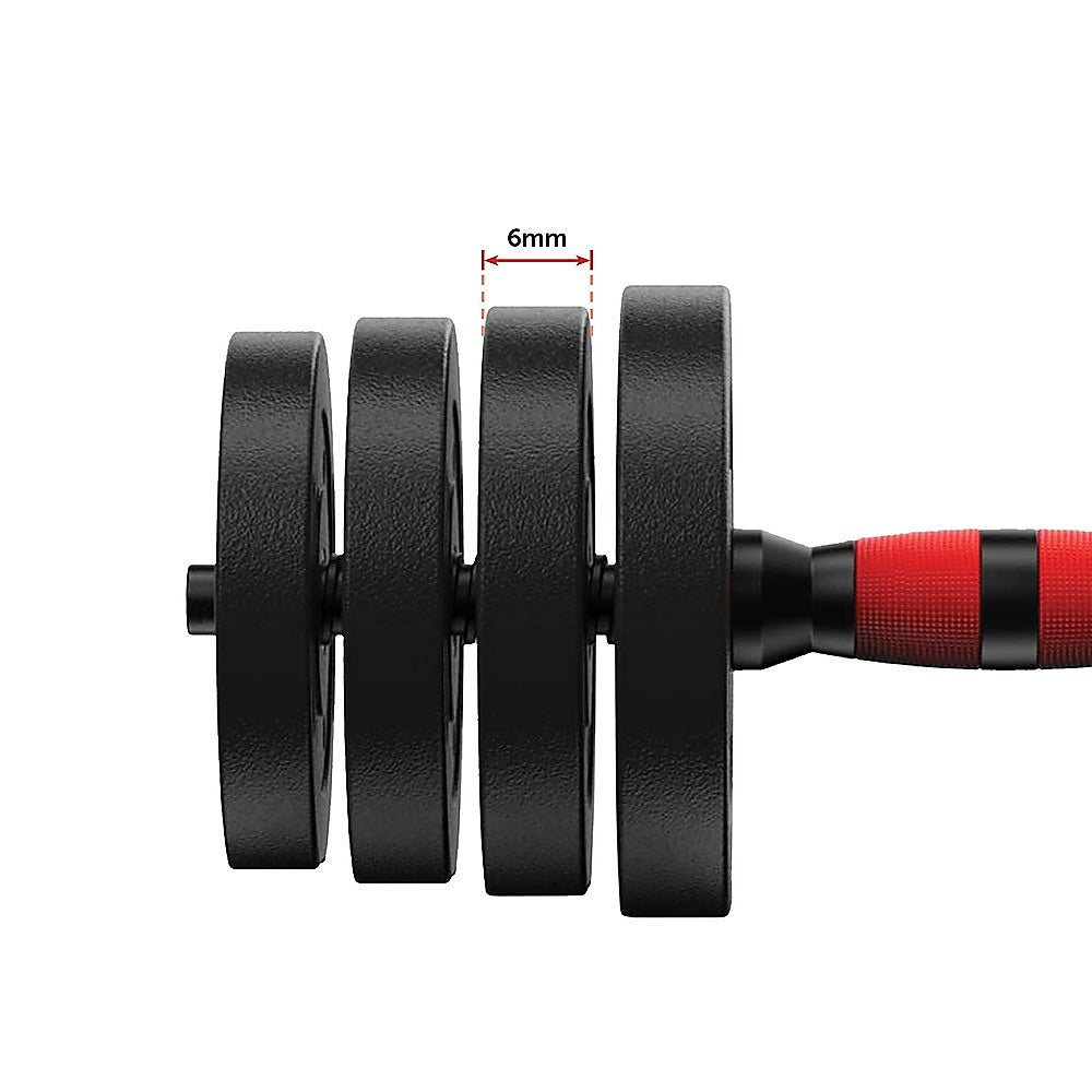 Dumbbell Set Adjustable Rubber-30kg