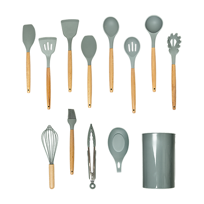 13x Kitchen Utensils for Cooking Baking Silicone Set