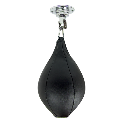 Boxing Speed Bag CowHide Leather MMA Punching Focus Bag Muay Thai Training Speed