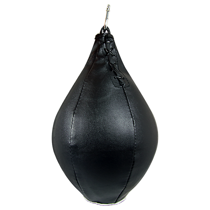 Boxing Speed Bag CowHide Leather MMA Punching Focus Bag Muay Thai Training Speed