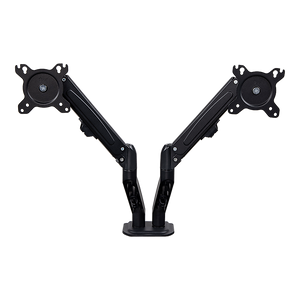 Dual Screen Gas-strut Monitor Stand Mount Desktop Bracket for LED/LC