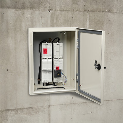 Carbon Steel Electrical Enclosure Box IP65 Wall Mount 400 x 300 x 200 mm
