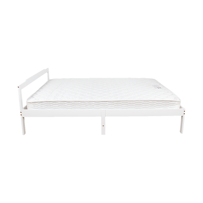 Double Wooden Bed Double Frame Home Furniture White