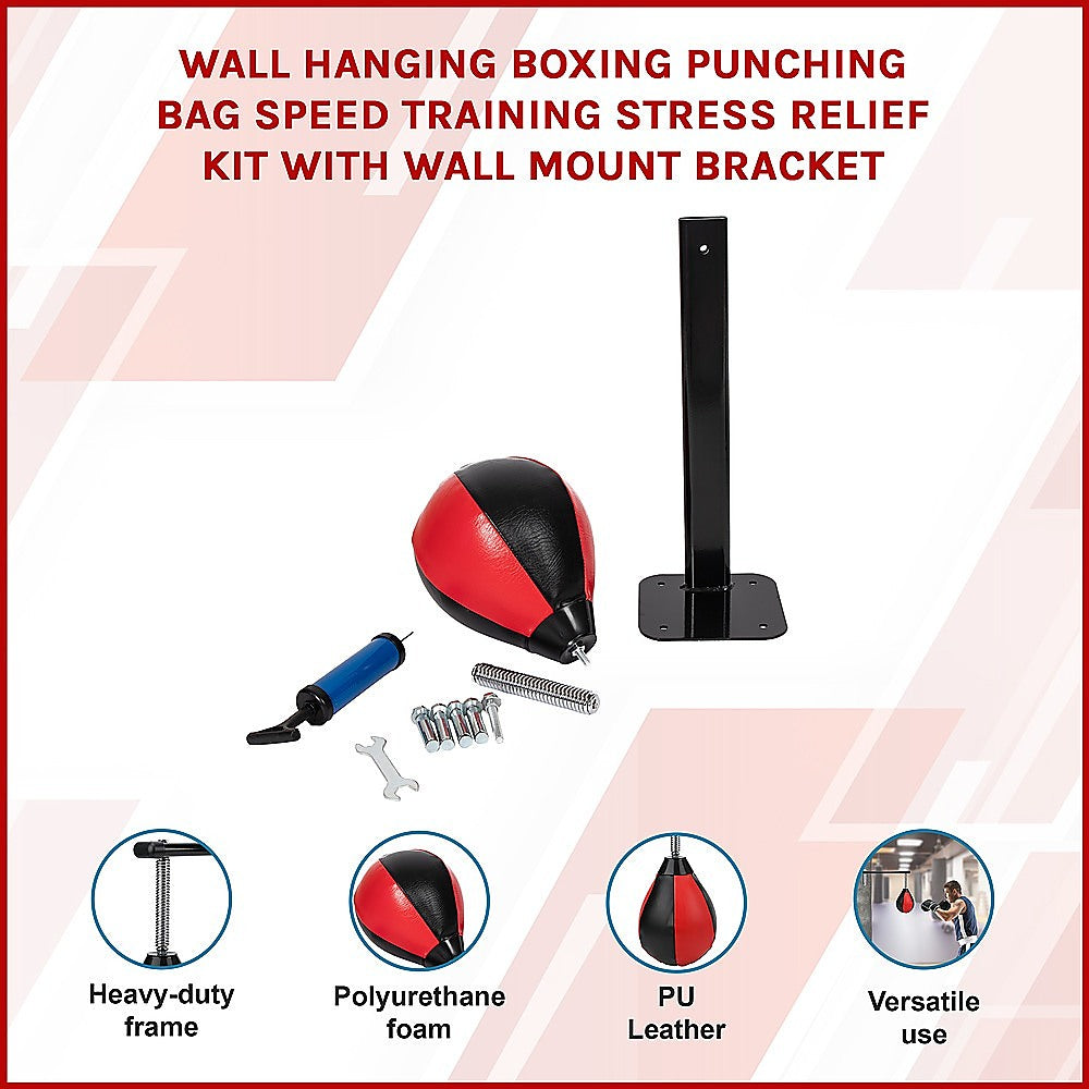 Hanging Speed Ball with Wall Mount Bracket