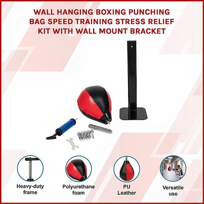 Hanging Speed Ball with Wall Mount Bracket