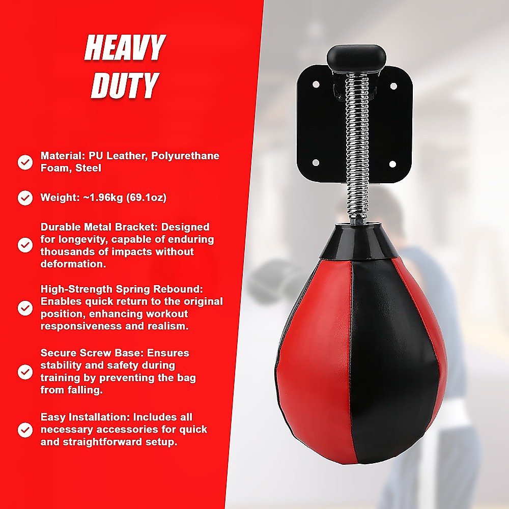 Hanging Speed Ball with Wall Mount Bracket