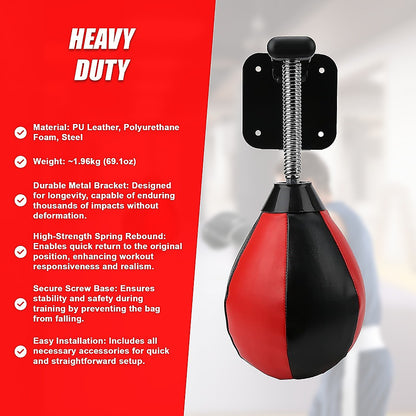 Hanging Speed Ball with Wall Mount Bracket