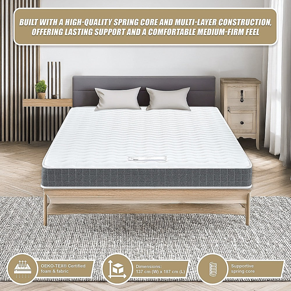 PALERMO Queen Mattress – OEKO-TEX® Foam, CertiPUR-US® Certified, Supportive & Eco-Friendly