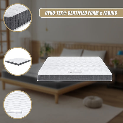 PALERMO King Mattress – OEKO-TEX® Foam, CertiPUR-US® Certified, Supportive & Eco-Friendly