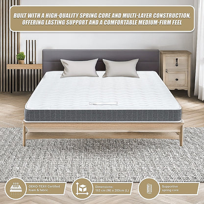 PALERMO King Mattress – OEKO-TEX® Foam, CertiPUR-US® Certified, Supportive & Eco-Friendly