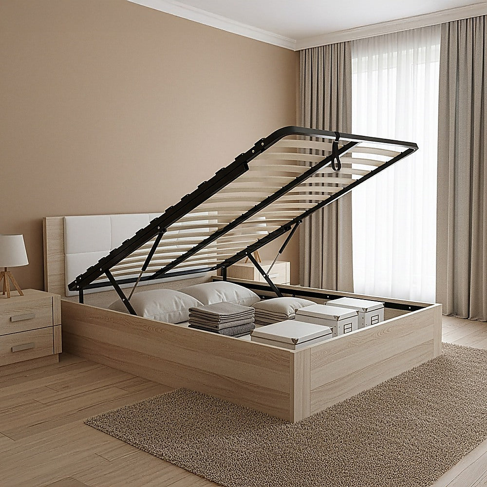 Double Gas Lift Bed Mechanism with Frame – Storage Platform & Sofa Bed Kit