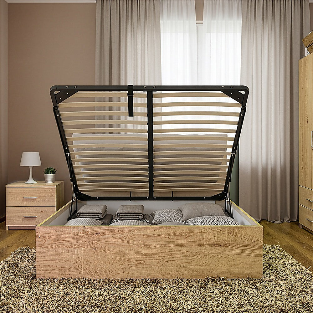 Double Gas Lift Bed Mechanism with Frame – Storage Platform & Sofa Bed Kit