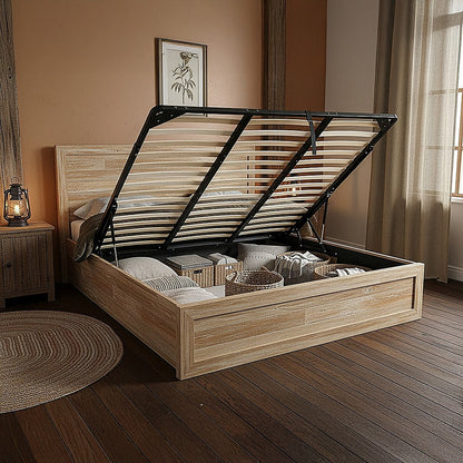 King Gas Lift Bed Mechanism with Frame – Storage Platform & Sofa Bed Kit